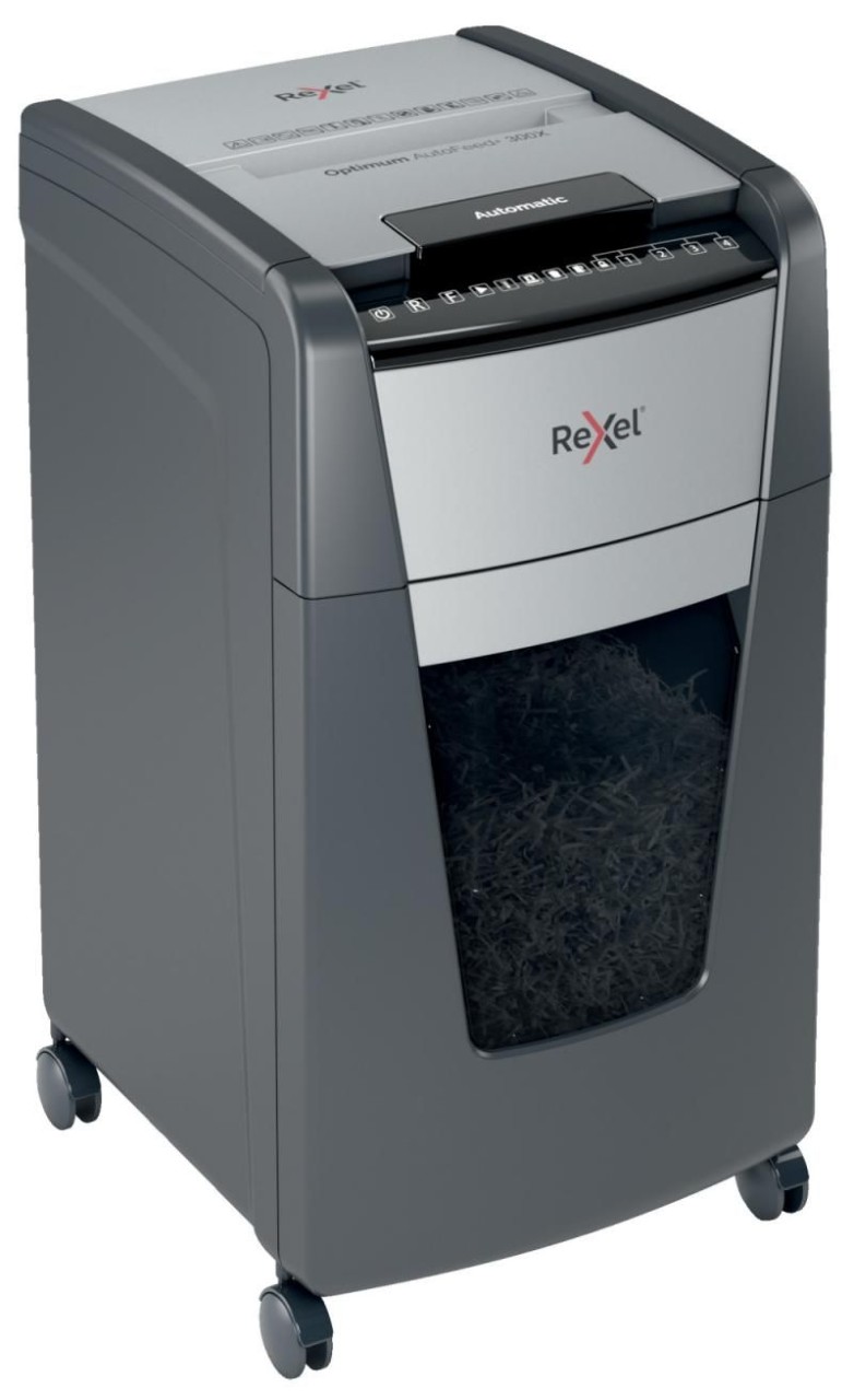 Distrugator Automat Optimum 300x P4 Cross-Cut 300 Coli Rexel - 2 | YEO