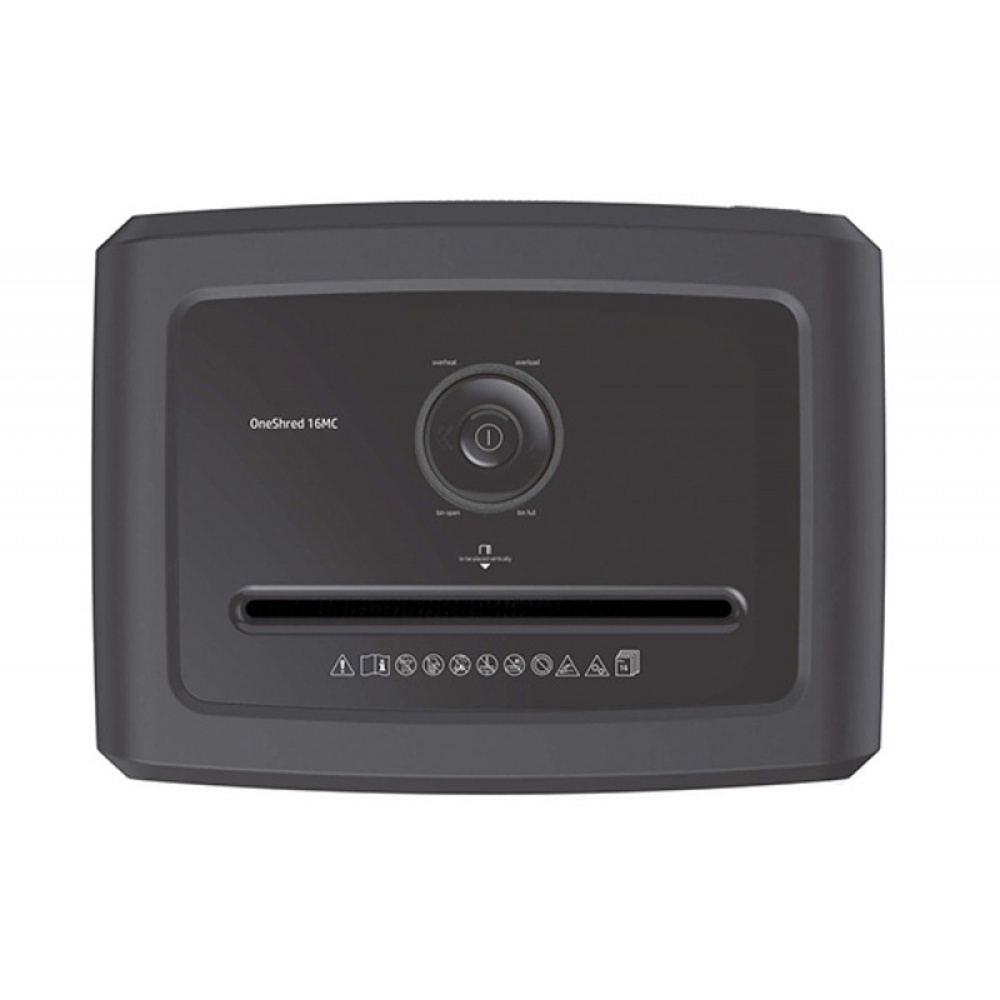 Distrugător de documente HP OneShred 16MC - 16 coli, micro cut (2 x 15mm), nivel securitate 5 - 3 | YEO