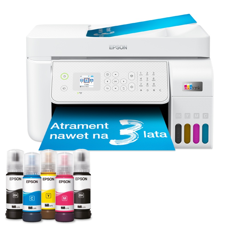 EPSON L5316 CISS COLOR INKJET MFP WHITE - 4 | YEO