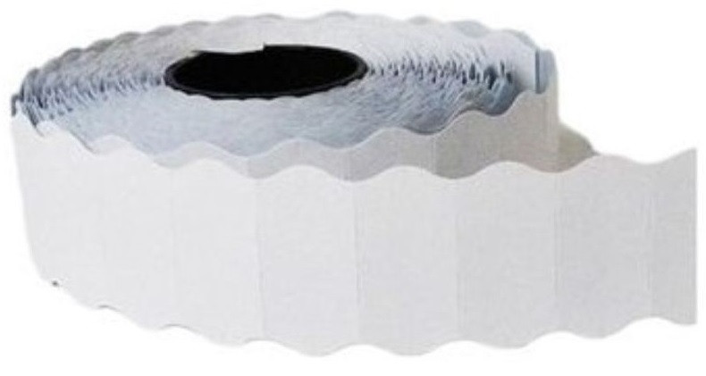 Etichete de preț Tanex - albe, 22 x 12 mm, adeziv permanent, 1500buc/rola