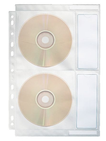 Fila protectie pentru CD Esselte 100 microni 4 buc/set