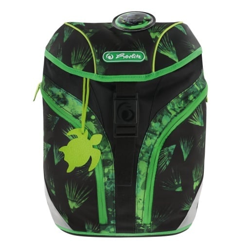Ghiozdan băieți echipat Herlitz Softlight Plus, GREENline, motiv Explorer - 1 | YEO