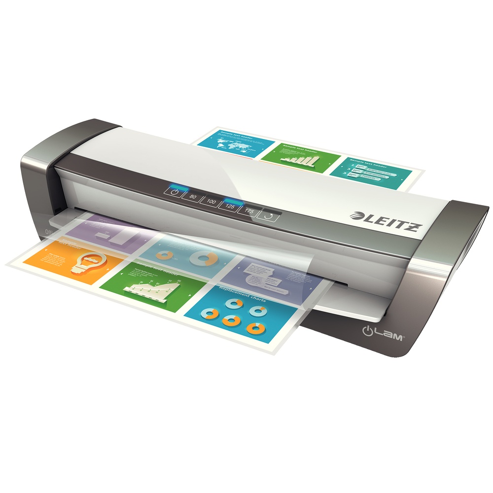 Laminator A3 Leitz iLAM Office Pro, kit folii laminare inclus, alb - 1 | YEO