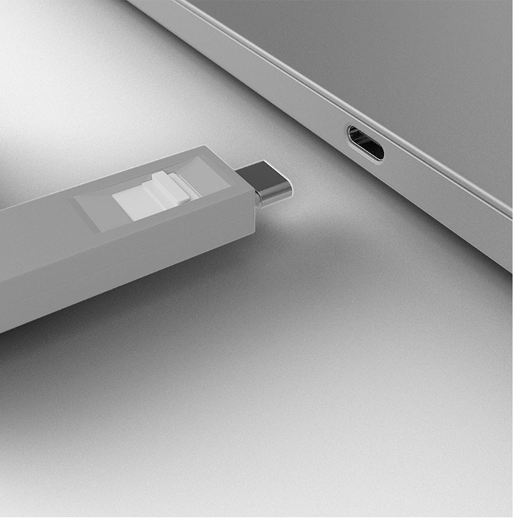Lindy USB Type C Port Blocker Key, alb - 2 | YEO