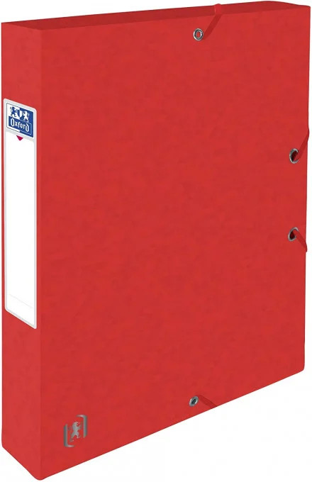 Mapa carton MultiStrat cu elastic Oxford Top File A4 390g/mp lățime cotor 40mm