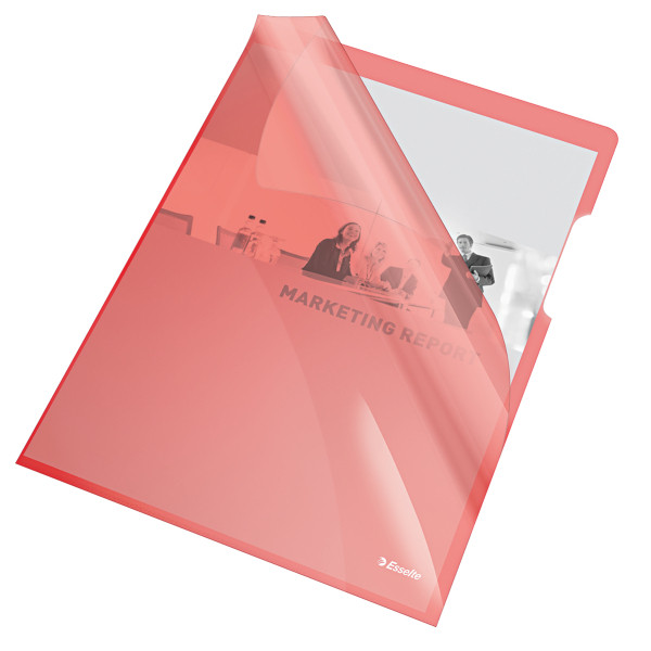 Mapa plastic cristal Esselte A4 150 microni set 25 buc - 2 | YEO