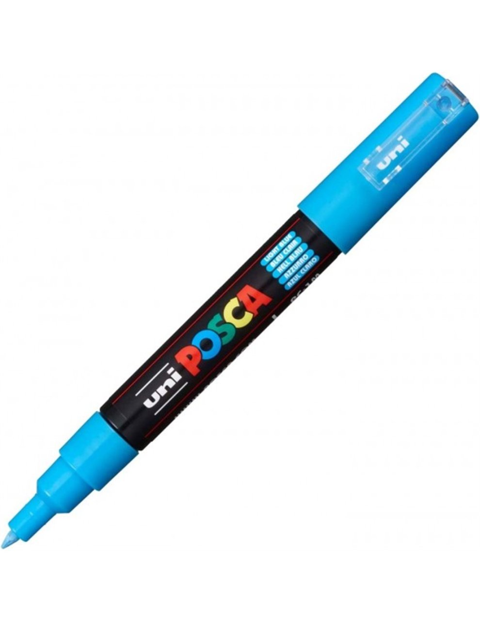 Marker cu vopsea Posca UNI PC-1M, vârf rotund, 0.7mm, diverse culori - 2 | YEO