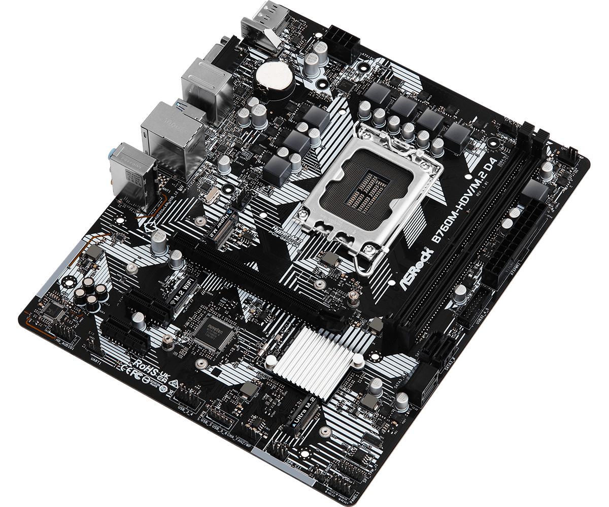 MB Asrock B760M-HDV/M.2 DDR4 - 2 | YEO