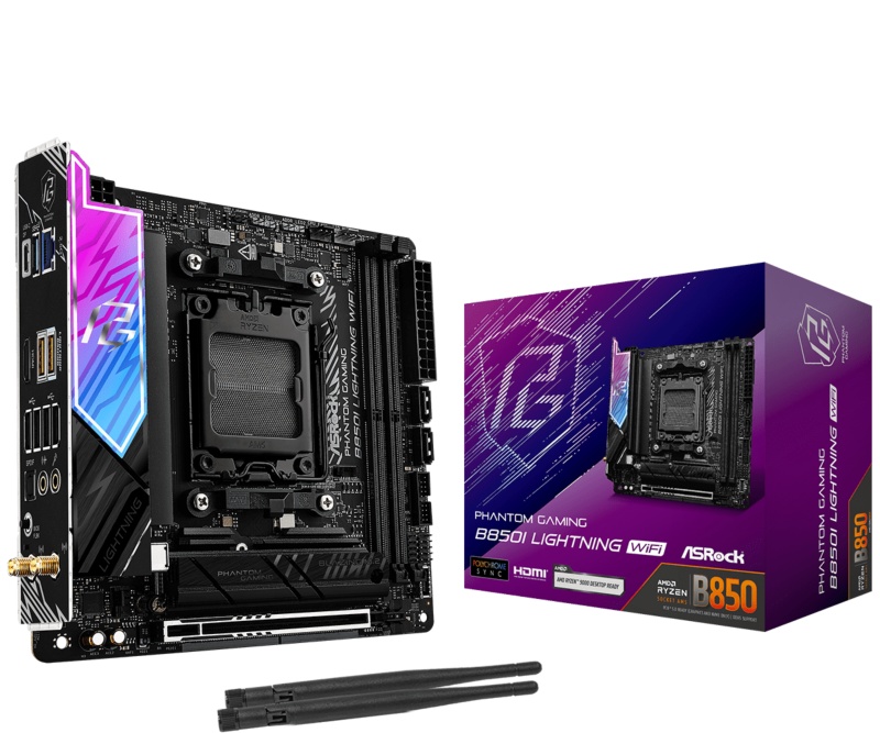 MB Asrock PG B850I LIGHTNING WIFI AM5