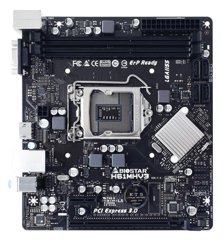 MB BIOSTAR H61MHV3 7.0 LGA 1155 - 2 | YEO