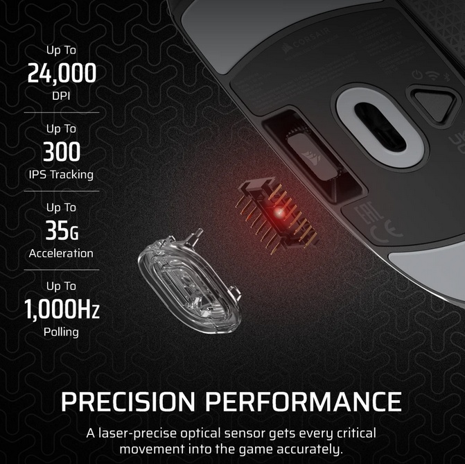 Mouse Gaming Wireless Corsair M55 - 3 | YEO