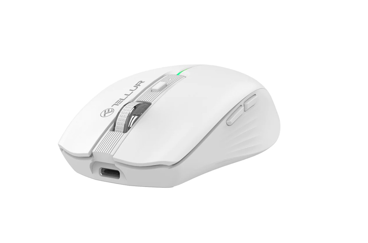 Mouse wireless Tellur Silent Click, alb - 1 | YEO