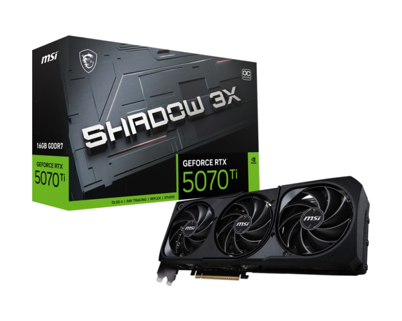 MSI GeForce RTX 5070 TI 16G SHADOW 3X OC