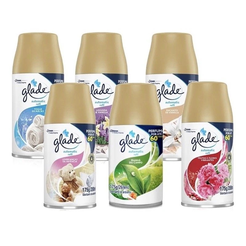 Odorizant rezervă Glade, diverse arome, 269ml
