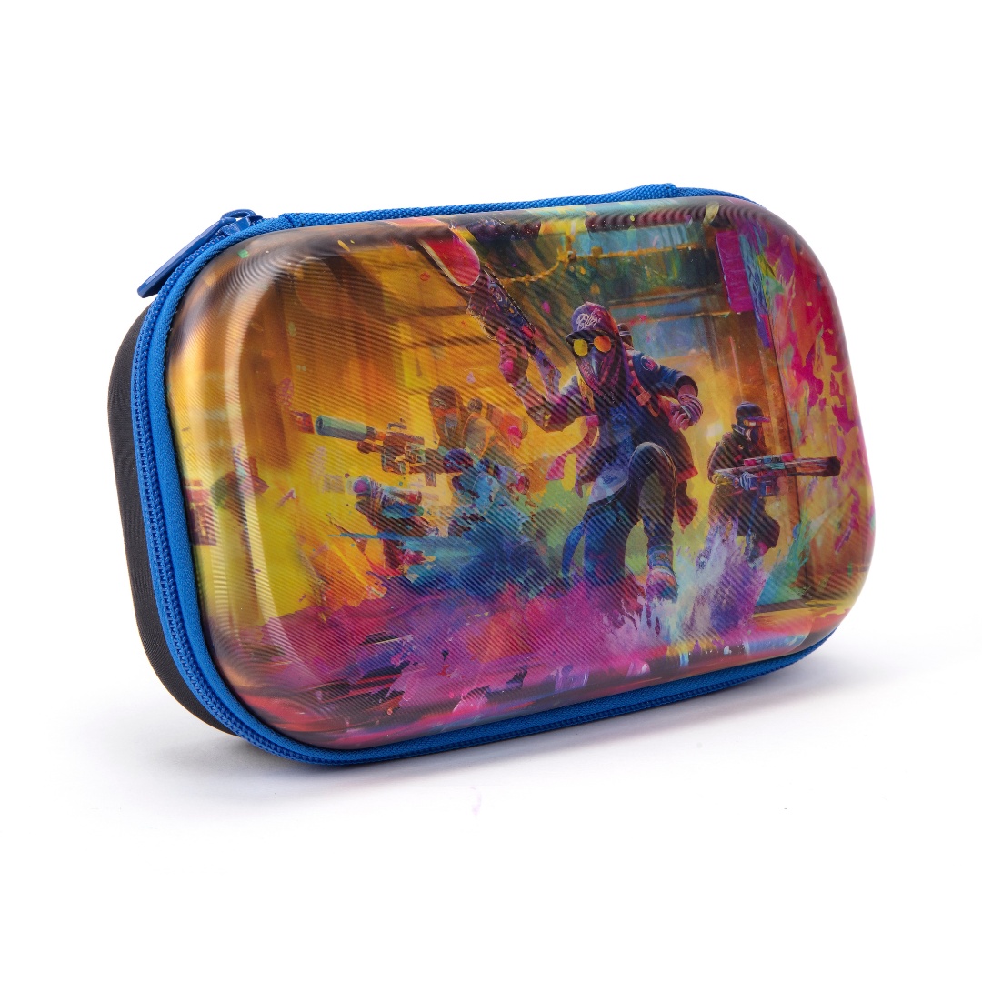 Penar cu fermoar ZIPIT Lenticular Top Storage Box - Color Splash