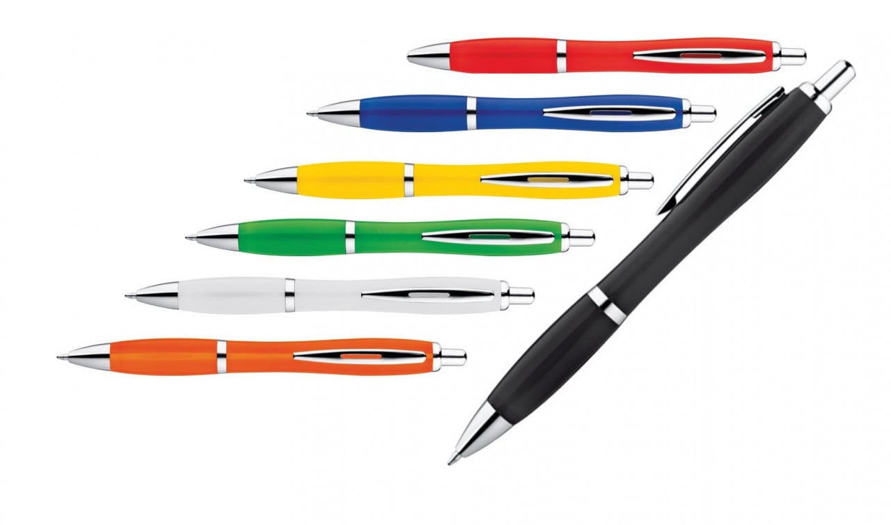 Pix cu mecanism multicolor, cu clip metalic