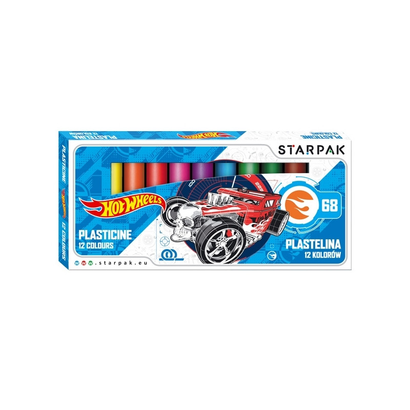 Plastilina Hot Wheels 12/Set - STARPAK