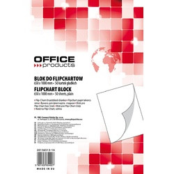 Rezervă hârtie flipchart Office Products, 65x100 cm, 70gr/mp, 50/set - velină