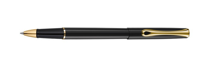 Roller Diplomat Traveller - black lacquer gold