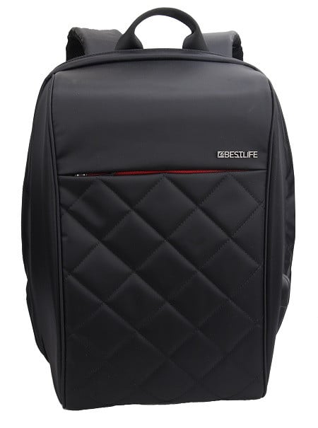 Rucsac BESTLIFE Travel Safe - negru - laptop 16 inch, charge pentru USB si TypeC conectori