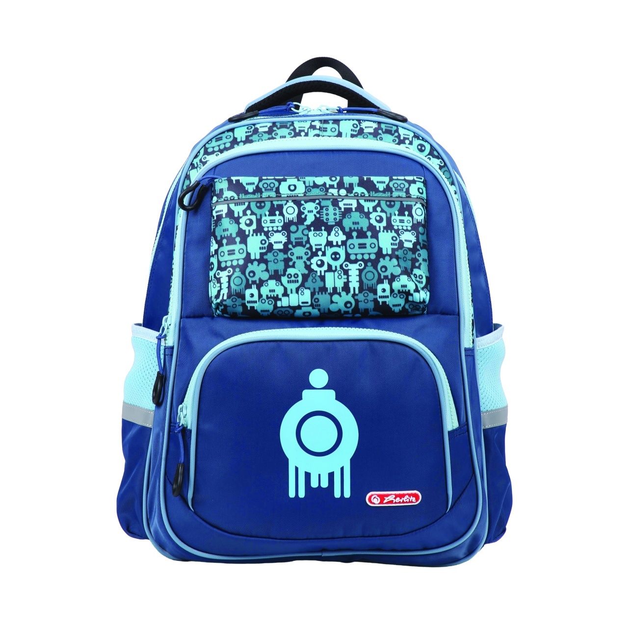 Rucsac Herlitz Spark AI Robotics, sistem antigravity, 30 x 13 x 45 cm