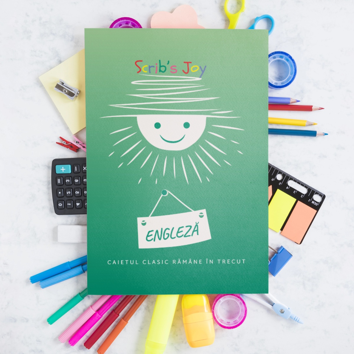 Scrib’s Joy cu diKiss - Engleză - A5 - 148.5x210mm
