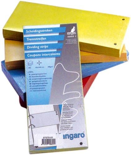 Separator carton Kangaro 105 x 240 mm 180g/mp set 100 buc