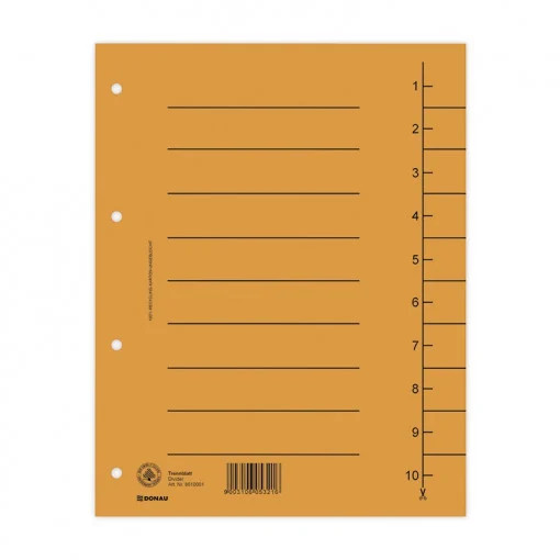Separator carton manila DONAU 300 x 240 mm 250g/mp set 100 buc - 1 | YEO