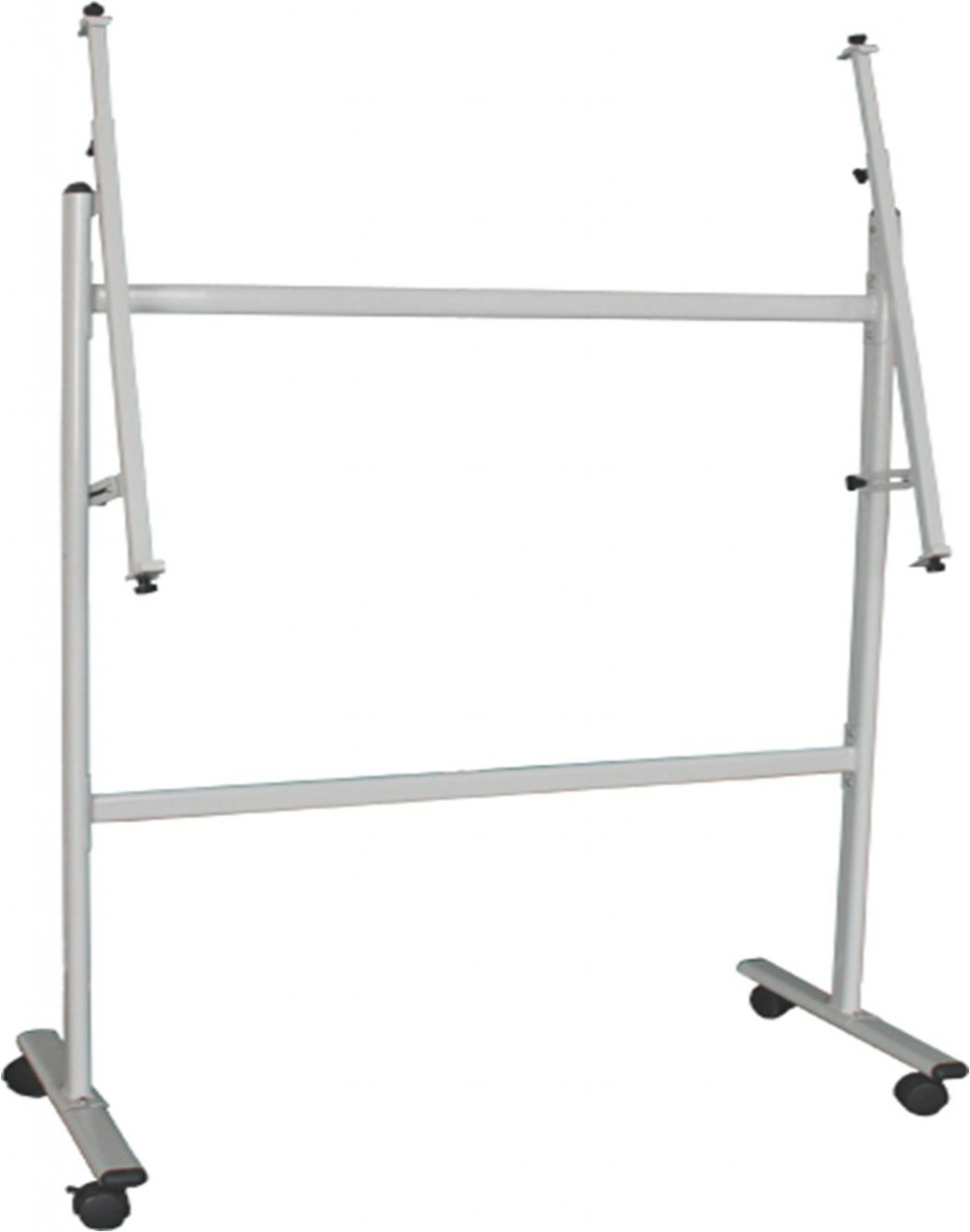 Stand metalic pentru panouri de la 90 x 120cm pana la 120 x 240cm, pe rotile, Optima
