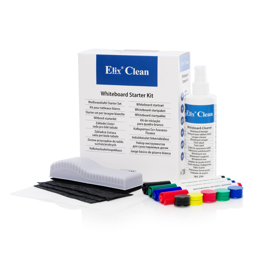 Starter-Kit pentru curățare table albe de scris, ELIX Clean