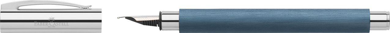 Stilou Ambition Precious Resin albastru M Faber-Castell - 2 | YEO