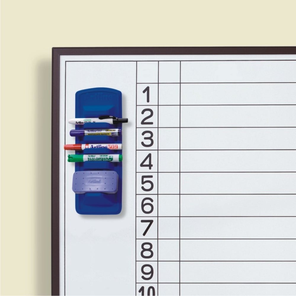 Suport magnetic pentru 4 markere + burete, pentru table magnetice, ARTLINE