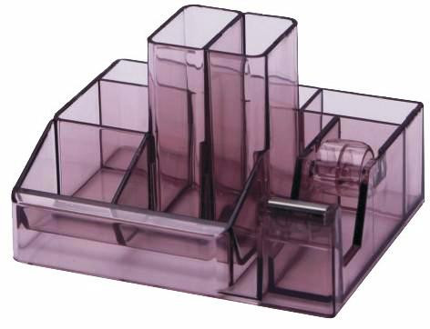 Suport plastic pentru accesorii de birou, 148 x 87 mm