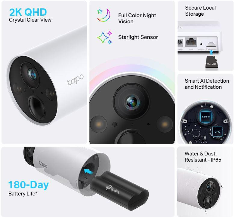 TAPO C420S1 WIFI 1 CAM HOME SECURITY - 2 | YEO