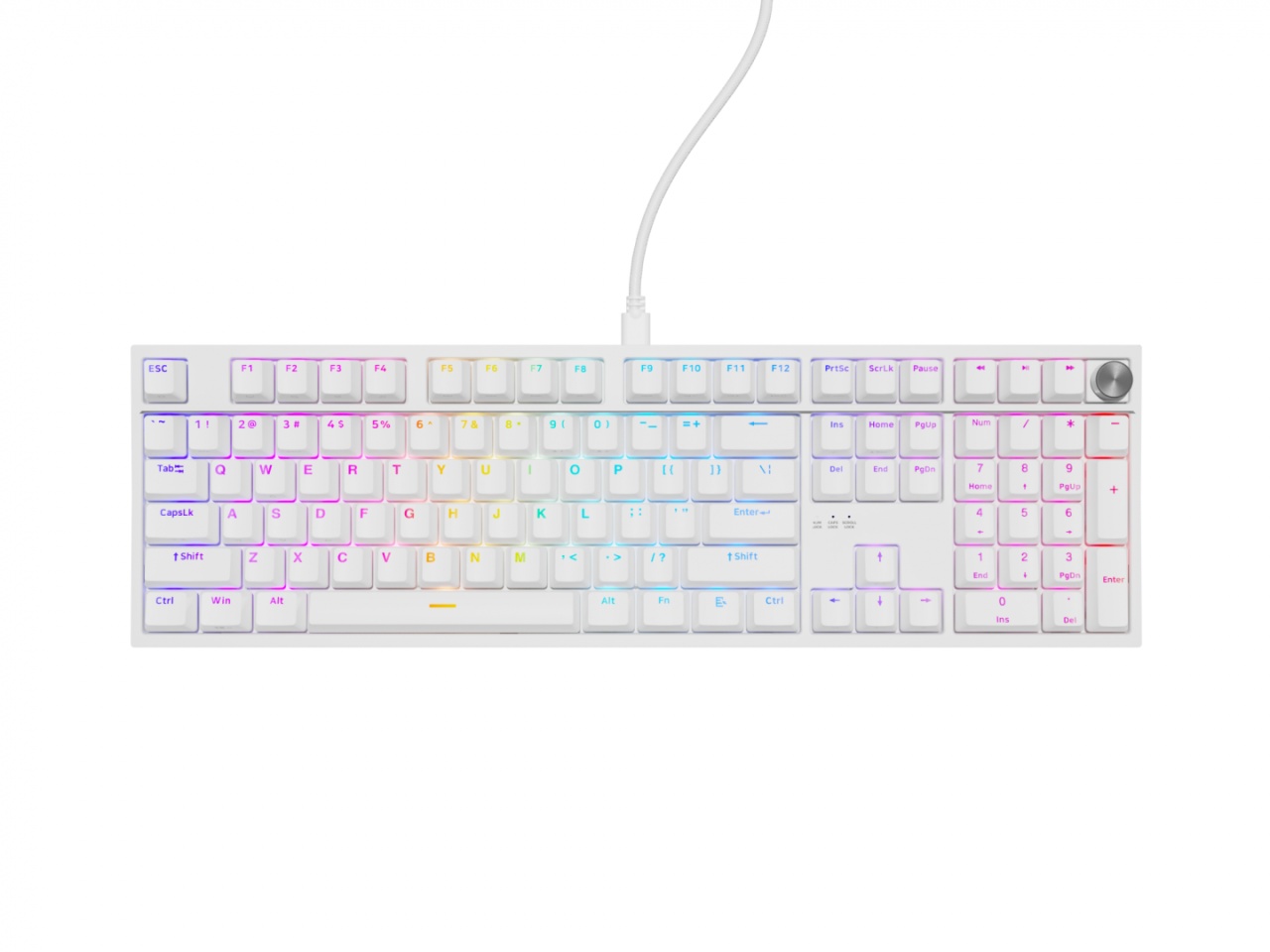 Tastatura Genesis Thor 404 P alb - 1 | YEO