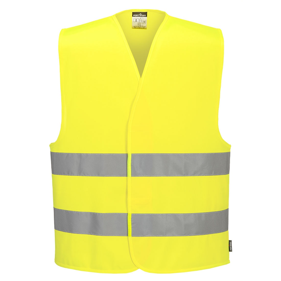 Vestă reflectorizantă Portwest Hi-Vis TWO BAND ES474, 100% poliester, 124 gr/mp