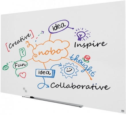 Whiteboard Magnetic din sticla Widescreen 45