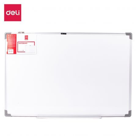 Whiteboard magnetic, ramă aluminiu, 60x90 cm, Deli