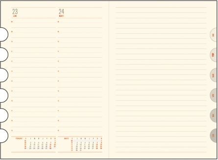 Agendă datată Ego Office, A5, 400 pagini, 70 g/mp - 3 | YEO