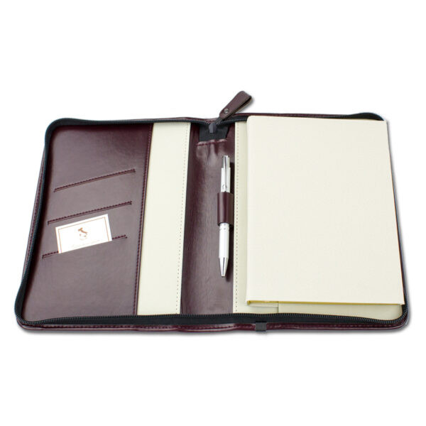 Agendă de lux cu fermoar Selena, 17 x 24 cm - 3 | YEO