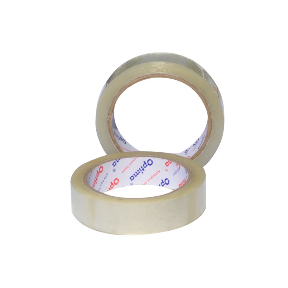 Bandă adezivă Optima - transparent, 24mm x 66 y, 38 microni