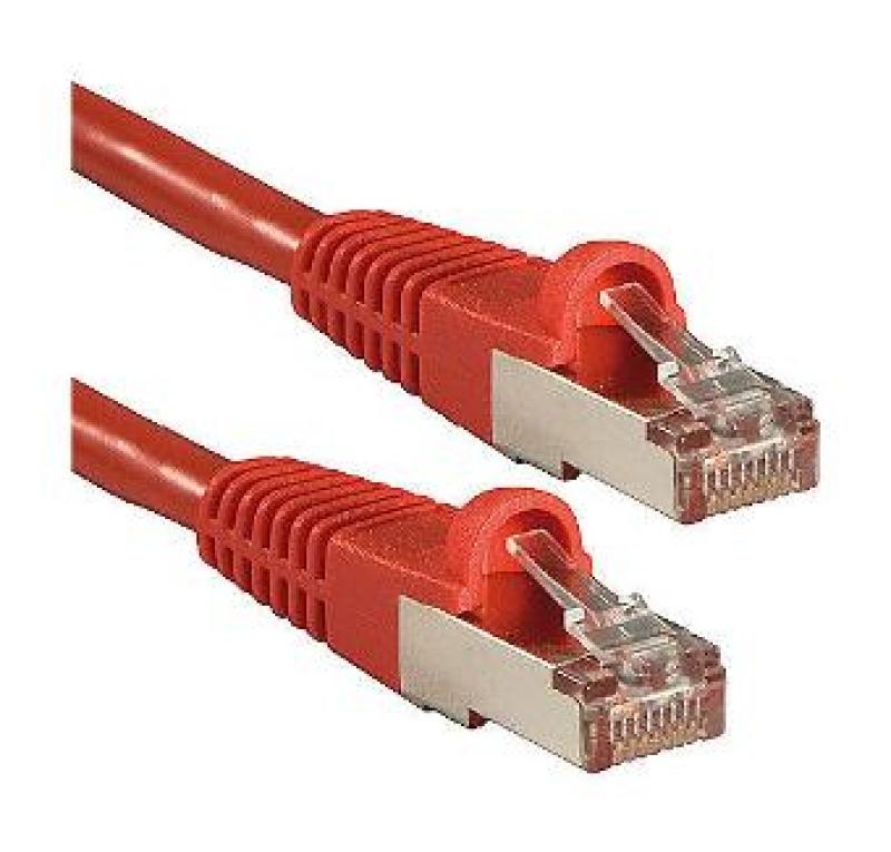 Cablu Lindy 1m Cat.6A S/FTP LSZH Network Cable, Red RJ45, M/M, 500MHz, Copper Technical details Connectors - 3 | YEO