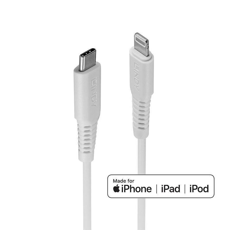 Cablu Lindy 2m USB C 2.0 to Lightning - 1 | YEO