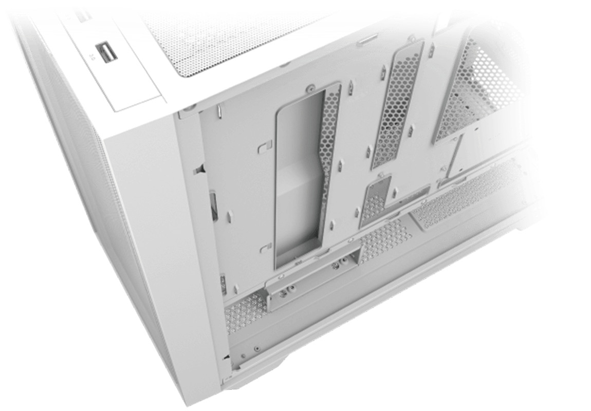 Carcasa Asus A21 PLUS TG ARGB WHITE - 3 | YEO