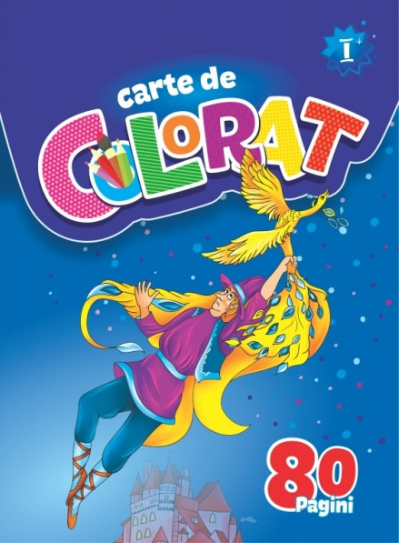 Carte de colorat A4 80 pagini Pentru Baieti Volumul I