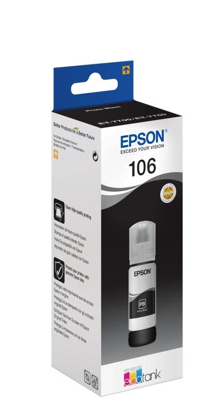 Cartus cerneala Epson 106 ECOTANK , black, capacitate 70ml, pentru L7160, L7180. - 3 | YEO