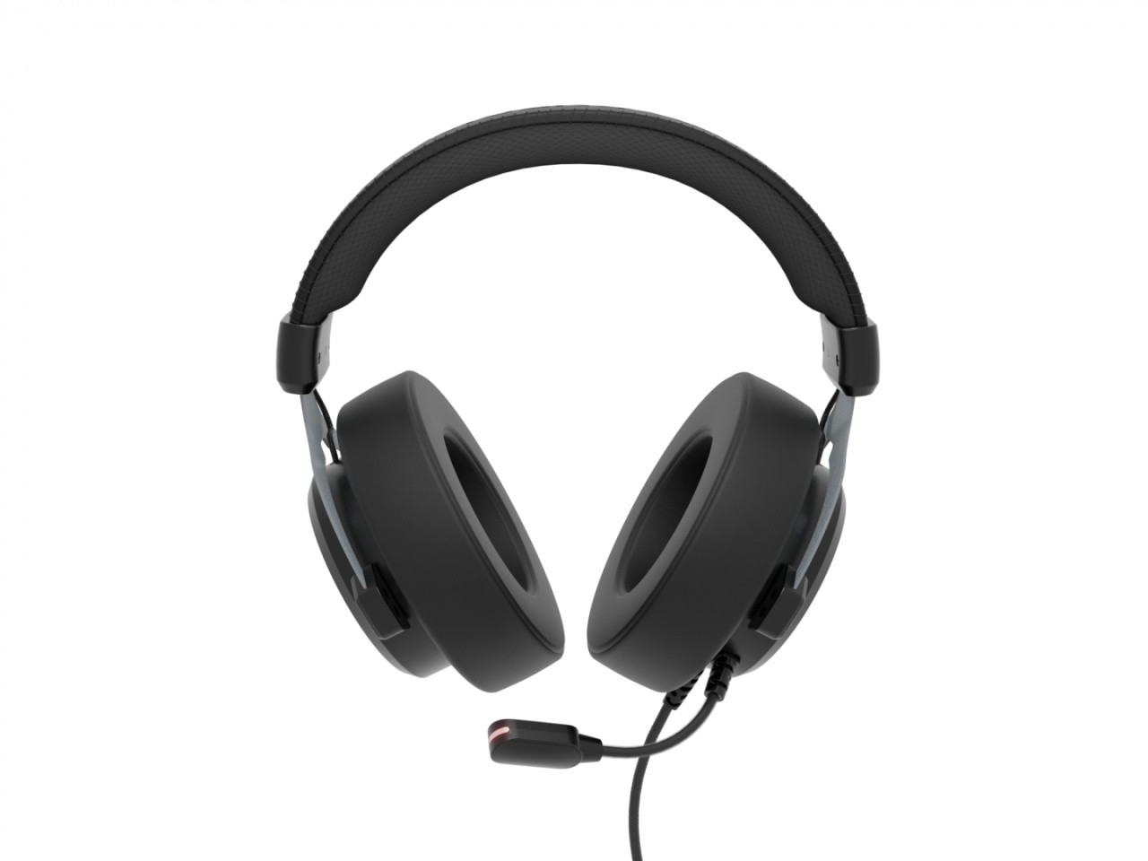 Casti cu fir Genesis Neon 764 negru - 1 | YEO
