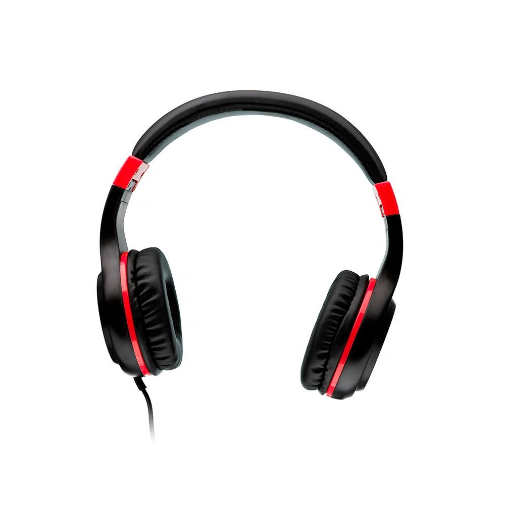 Casti cu micr. Spacer Pearl Red, cu fir - 1 | YEO