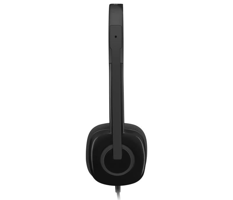 Casti cu microfon Logitech H151, negru - 4 | YEO