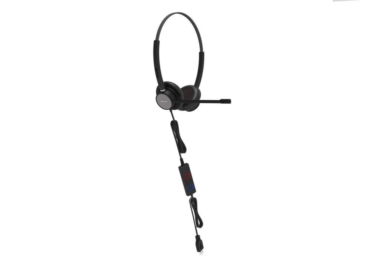 Casti Tellur Voice 420 USB, negru - 1 | YEO